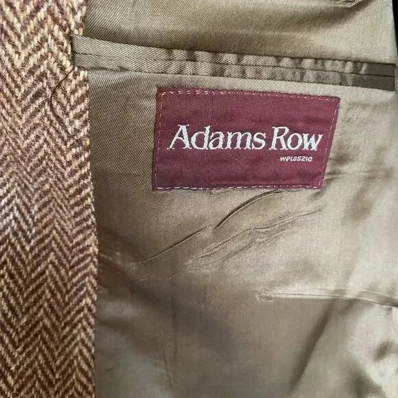 Vintage Adam’s Row Harris Tweed Wool Blazer Jacket Sports Coat Size 42R - Picture 2 of 13